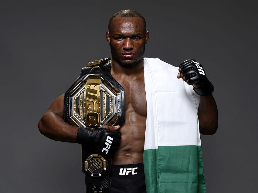 Chcę walczyć z Conorem McGregorem – nigeryjskim zawodnikiem UFC Kamaru Usmanem Tapeta HD