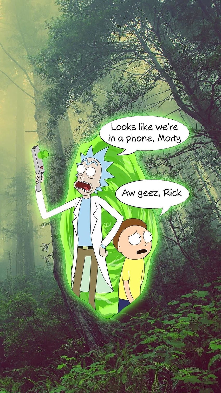 Rick and Morty Phone Wallpaper by jyru  Mobile Abyss