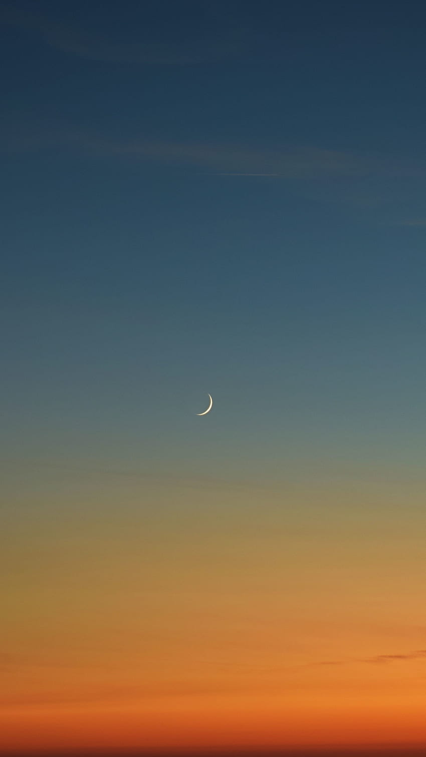 sunset, minimal, starry sky, beautiful, iphone 7, iphone 8, , background, 16875, Minimalist Sunset HD phone wallpaper