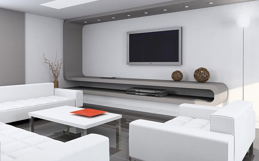 Interior, Miscellanea, Aneka, Kamar, Style, Sofa, Modern, Up To Date, Televisi, Perangkat Televisi Wallpaper HD