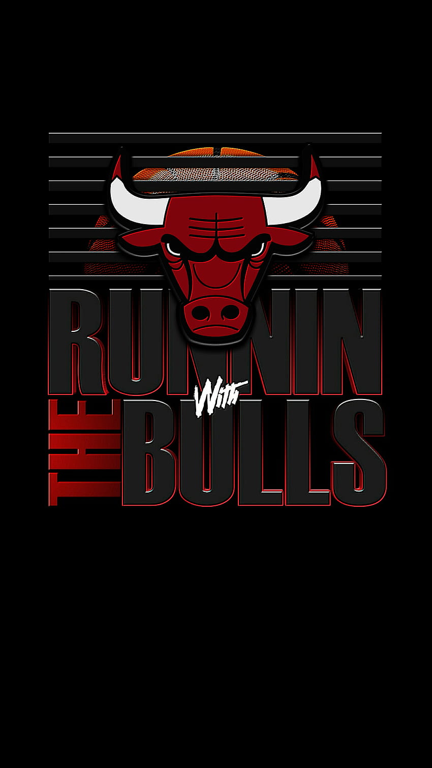Chicago Bulls, symbole, manche Fond d'écran de téléphone HD