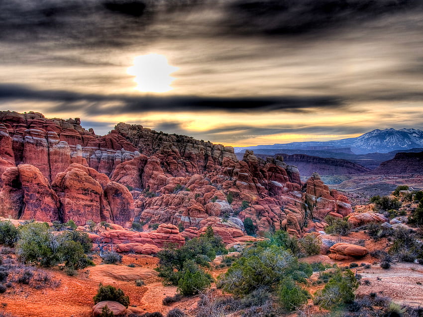 New Mexico, gurun, warna, ngarai Wallpaper HD