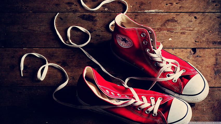 Red Converse Shoes Ultra Background for U TV : Tablet : Smartphone, Cute Converse HD wallpaper
