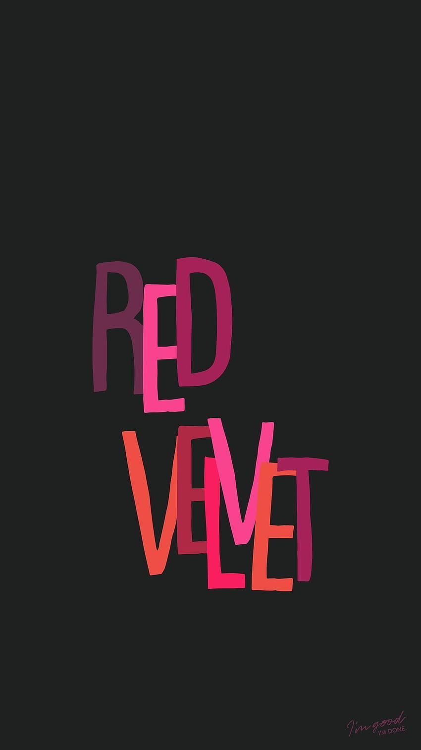 Rotes Samt-Logo HD-Handy-Hintergrundbild