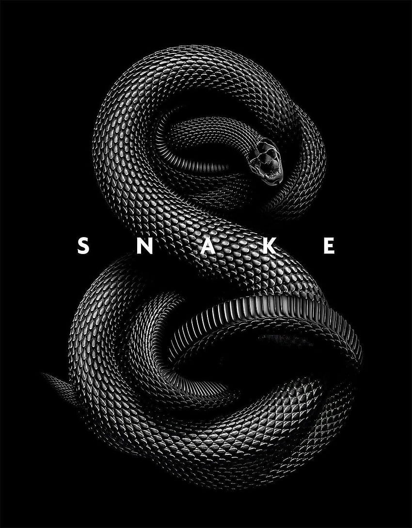 Black Mamba Snake 3D Android Full HD phone wallpaper
