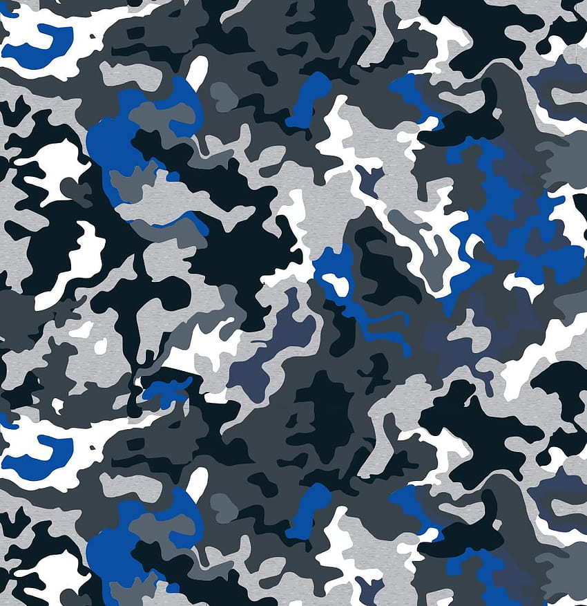 Impressões Têxteis / Gráficos. Camo, camuflagem, camuflagem, camuflagem azul Papel de parede de celular HD
