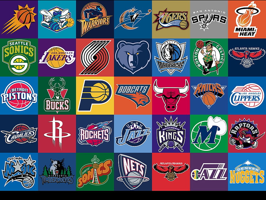NBA-Teams - Logos und Namen der NBA-Teams - -, Sportlogos HD-Hintergrundbild