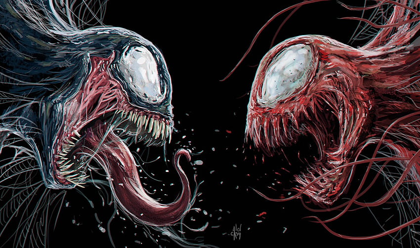 Venom Vs Carnage Projects  Photos videos logos illustrations and  branding on Behance