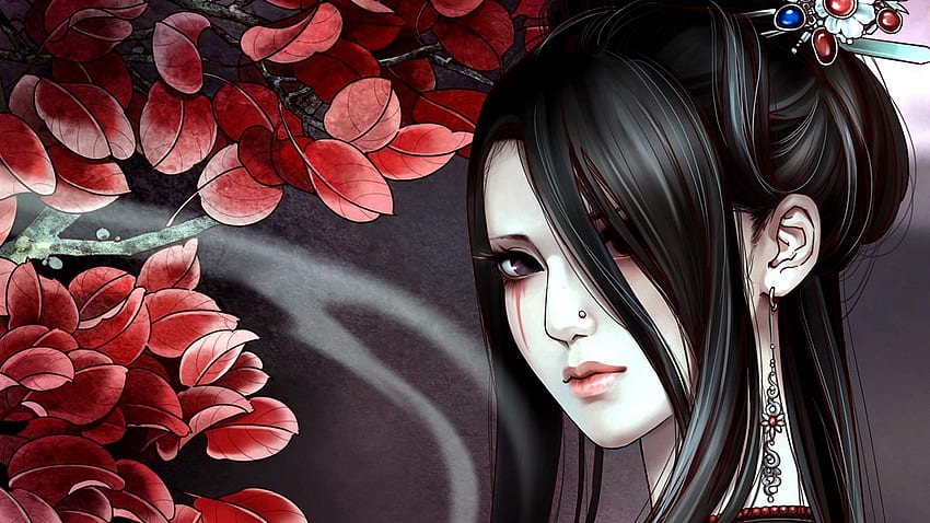 Oriental CG, cg art, girl, oriental, fantasy HD wallpaper