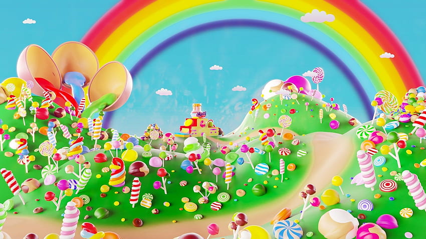 ArtStation - Süßigkeitsland, Willy Lougne, Süßigkeitsland HD-Hintergrundbild
