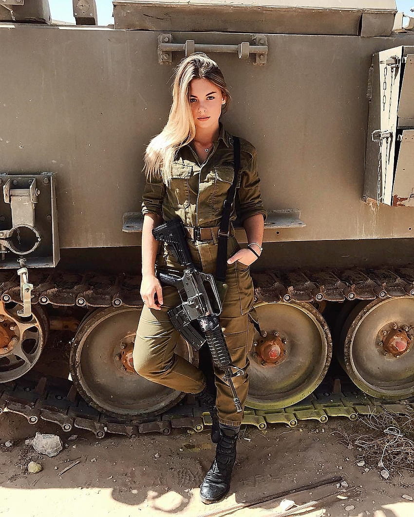 Tsahal - Forces de défense israéliennes - Femmes. Fille militaire Fond d'écran de téléphone HD