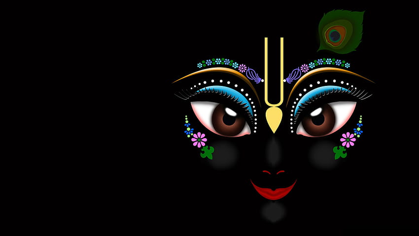 Black Lord Krishna , Krishna Black HD wallpaper