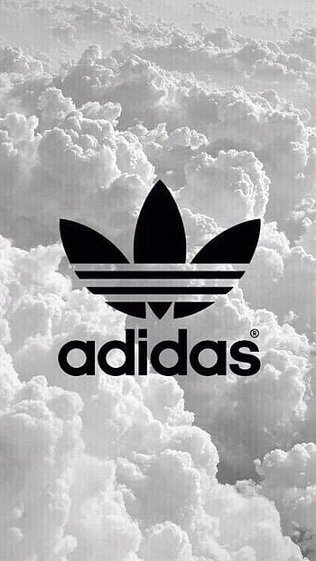 Black Adidas iPhone Adidas Black and White HD phone wallpaper