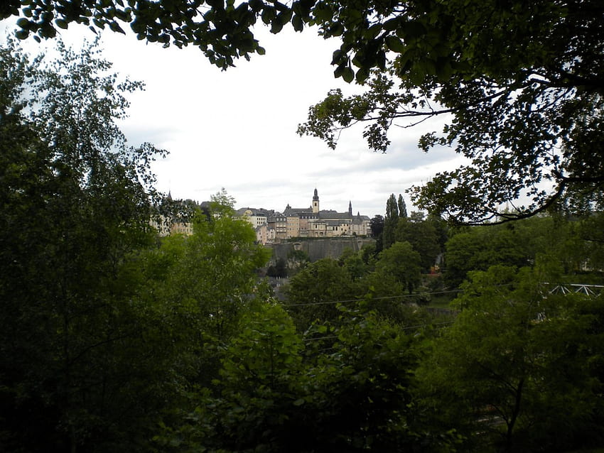 изглед към паметник в Люксембург, други, паметници, гледки, места HD тапет