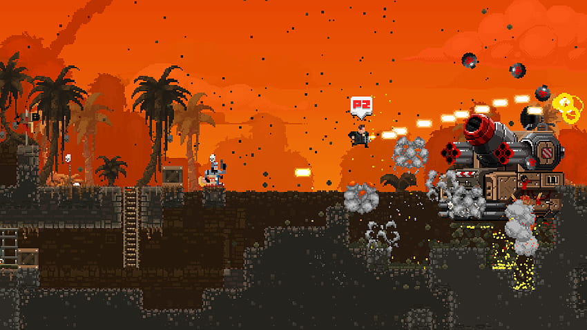 BROFORCE Launch Trailer Will Blast Your Brain With Freedom — GameTyrant