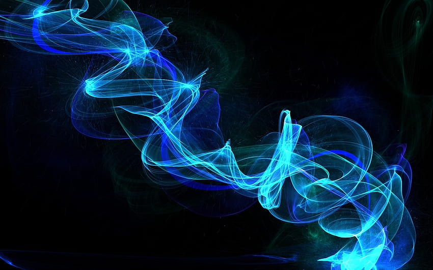 Abstract Neon Smoke HD wallpaper