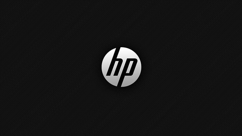 Logo HP dengan background gelap. Latar belakang, Hewlett-Packard Wallpaper HD