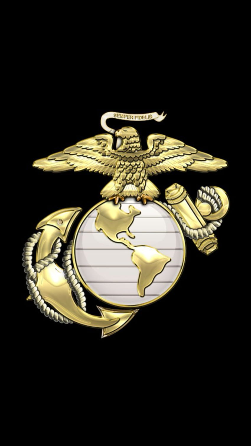 USMC para iPhone, Cuerpo de Marines de EE. UU. fondo de pantalla del teléfono