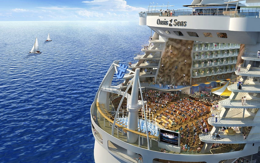 Oasis Of The Seas Royal Caribbean. Предистория., Карибска лодка HD тапет