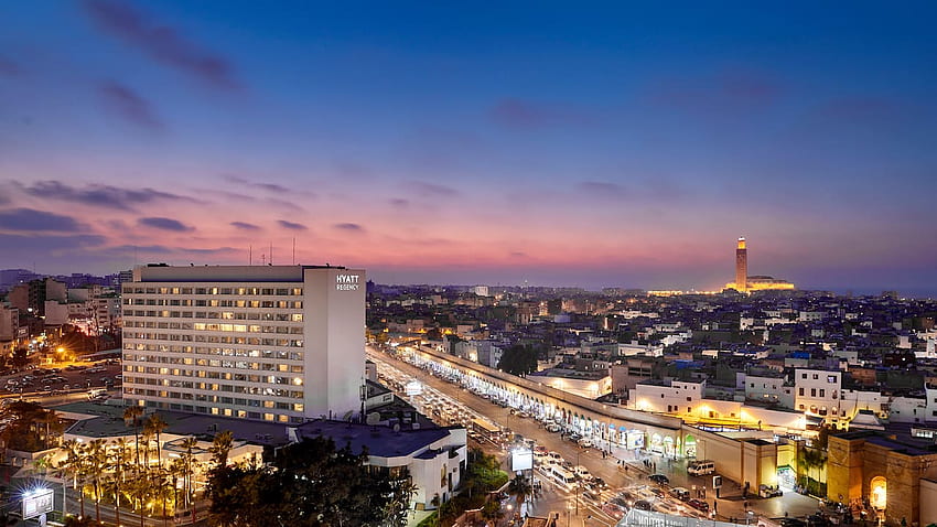 Luxurious hotel rooms and suites. Hyatt Regency Casablanca, Casablanca Morocco HD wallpaper
