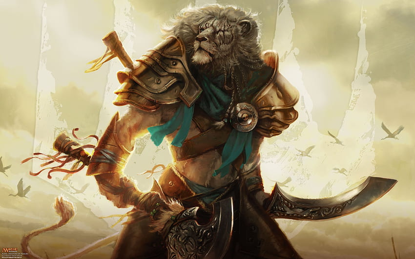 of the Week: Ajani, Mentor of Heroes. MAGIC: THE, Magic The Gathering HD wallpaper