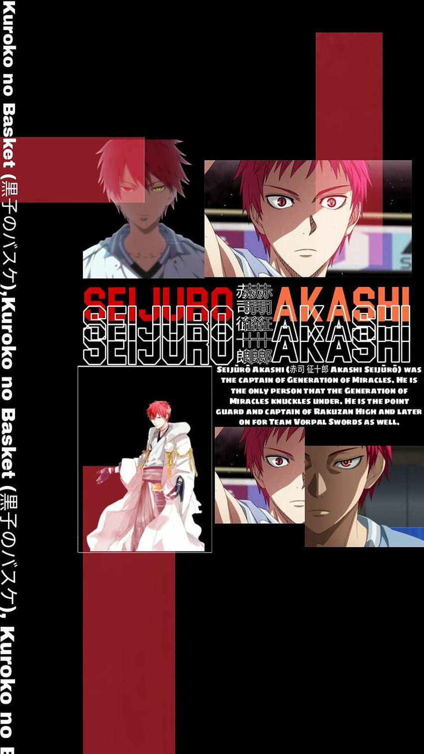 Anime Crush Akashi Seijurou  Mels Universe