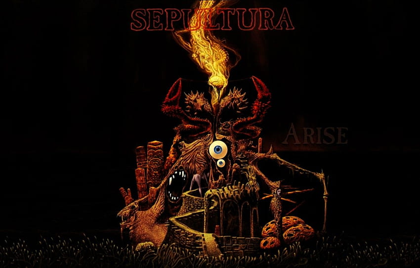 Metal, Monster, Darkness, Horror, Eye, Sepultura, Max Cavalera, Souls, Thrash Metal, Arise for , section музыка HD wallpaper