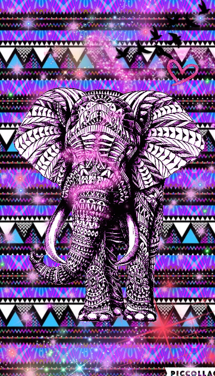 Hispter cute girly elephant create by Rose. Elephant artwork, Elephant , Red glitter HD phone wallpaper