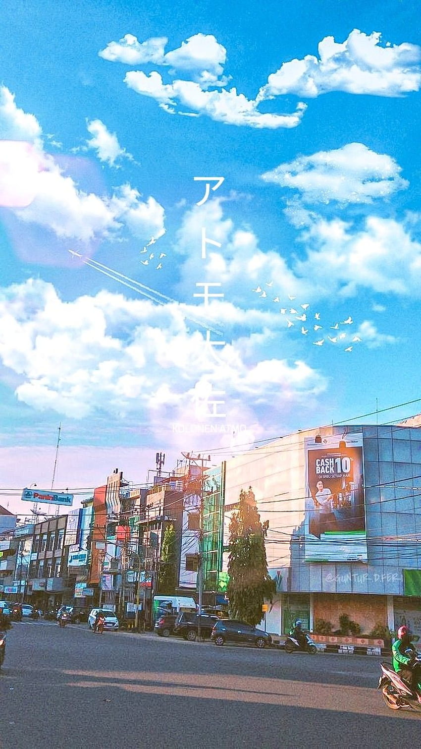 Estilo anime, kimi no nawa, tenki no ko, makoto shinkai. Anime Pemandangan, Pemandangan, Anime Seni, Teléfono Makoto Shinkai fondo de pantalla del teléfono