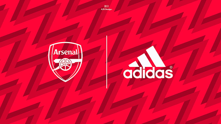 Arsenal Adidas, Computador Arsenal papel de parede HD