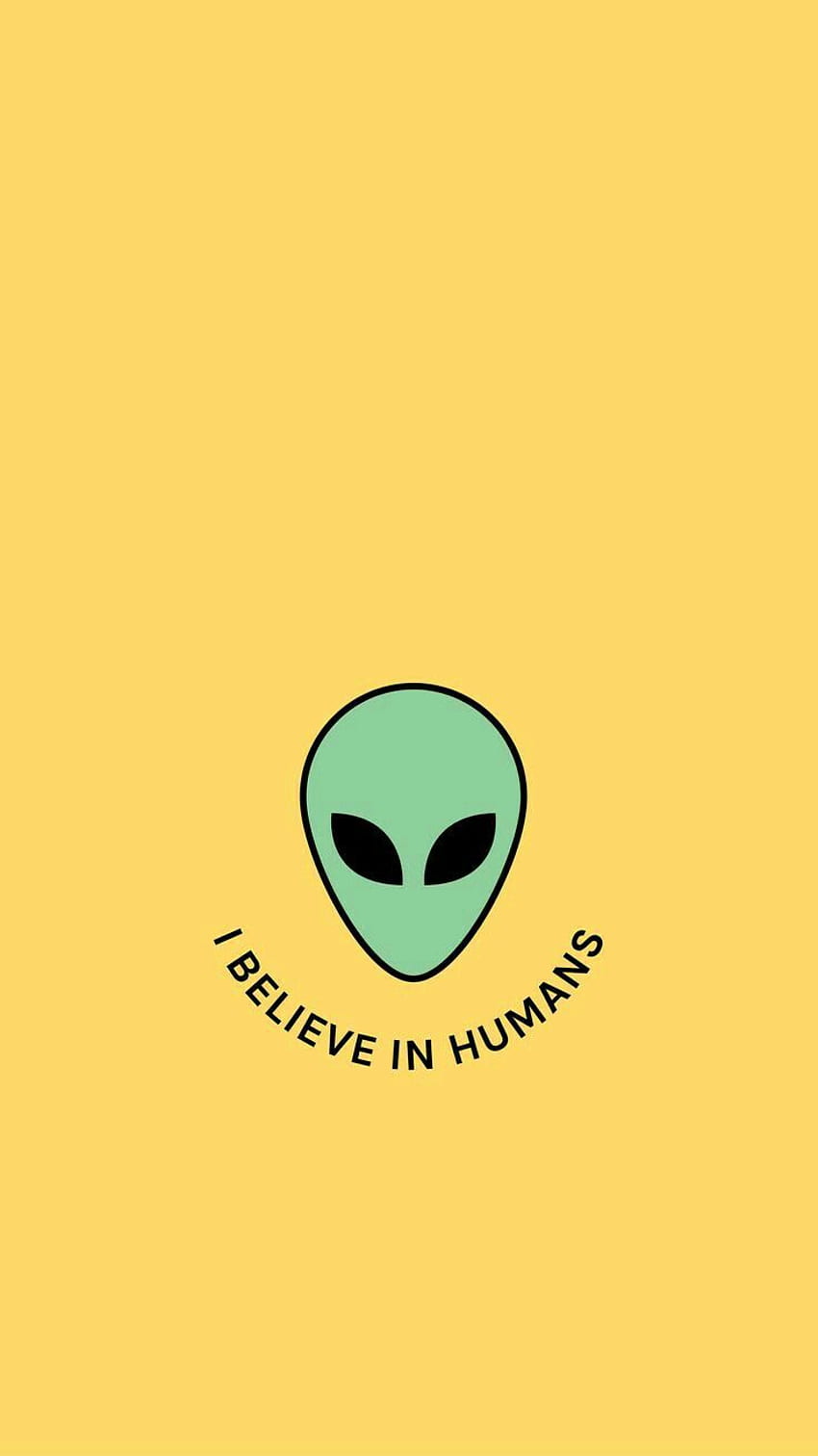 Aesthetic Alien, Alien Emoji HD phone wallpaper