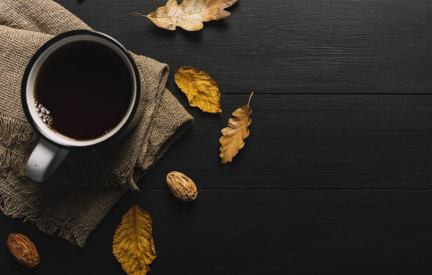 Autumn, Leaves, Background, Tree, Coffee HD wallpaper | Pxfuel