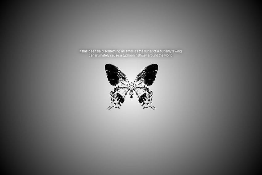 Chaostheorie, Schmetterlingseffekt HD-Hintergrundbild
