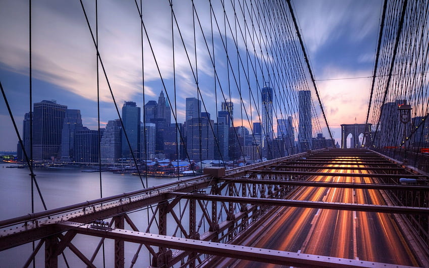 Ponte di Manhattan di New York City, ponti di New York Sfondo HD