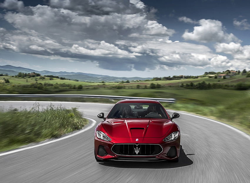 Maserati GranTurismo MC Sport Line Front (4), Maserati GranCabrio HD wallpaper