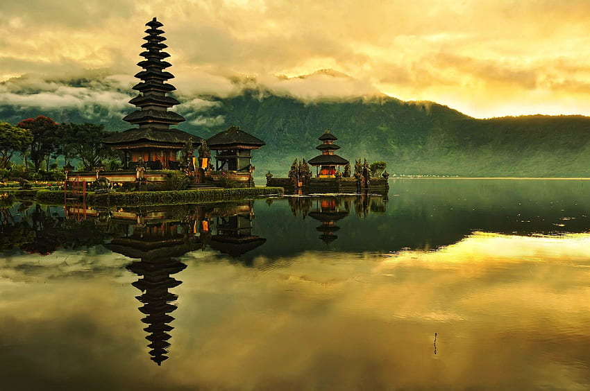 Victoria Villas - Belle ville a Seminyak, Bali Indonesia, Tempio di Bali Sfondo HD