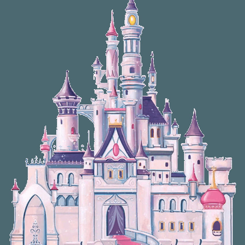 Sticker mural Disney Princesse Château de Cendrillon - Disney Princesse png - 1024*1024 - Transparent Sticker Mural png . - Bibliothèque d's clipart, château de princesse rose Fond d'écran de téléphone HD