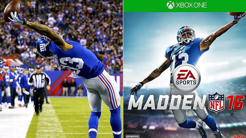 Odell Beckham Jr. Makes Another One-Handed Catch in Madden 16 Trailer - Video Dailymotion HD wallpaper