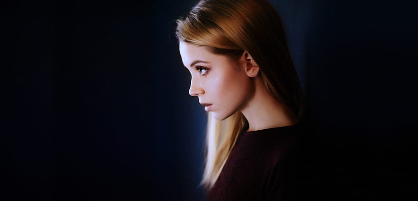 Ksenia Kokoreva, retrato, chica modelo fondo de pantalla