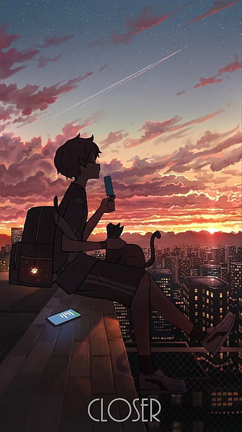 Anime lonely girl HD wallpapers  Pxfuel