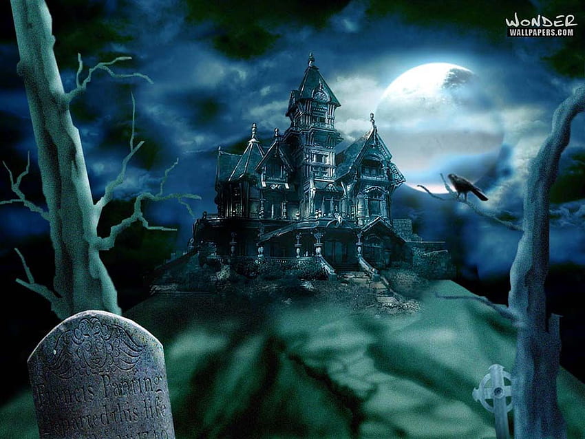Halloween Haunted House, Home Halloween HD wallpaper