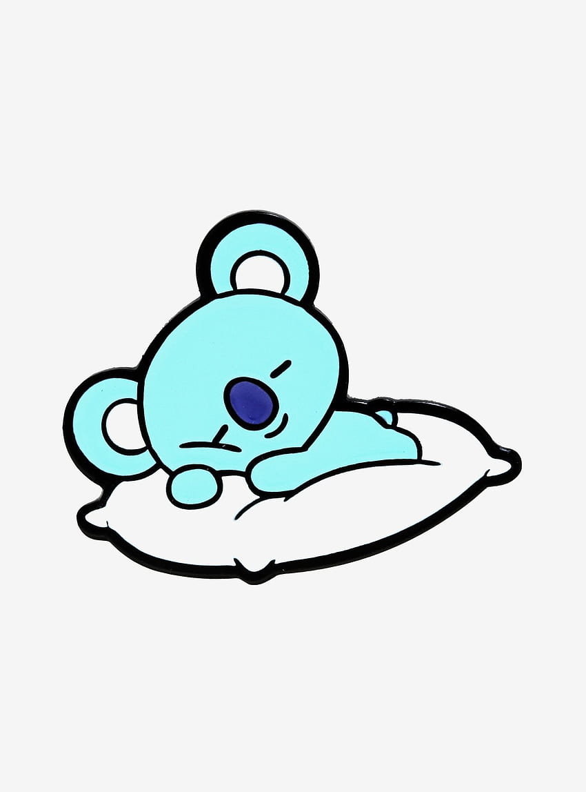 BT21 Koya Napping Enamel Pin in 2020. Cute cartoon HD phone wallpaper ...