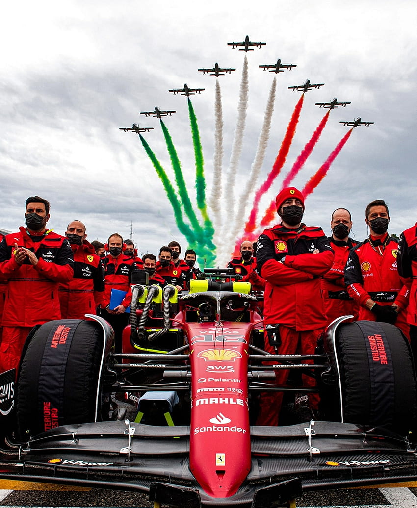 Ferrari un Imola, formula1, Sainz, scuderiaferrari, Leclerc HD phone wallpaper