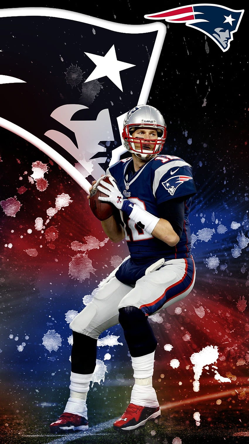 Tom Brady iPhone 7 Plus 해상도 픽셀 - New England Patriots HD 전화 배경 화면