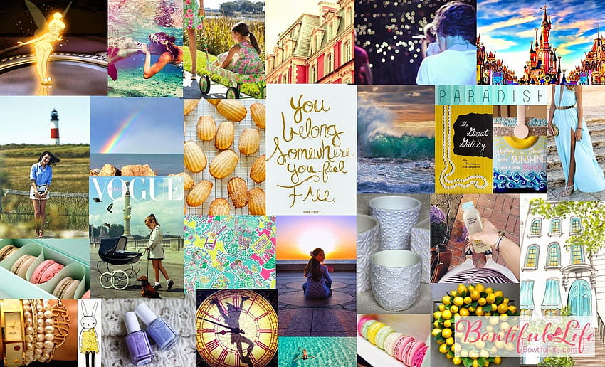Ideas For Summer Collage Laptop Background, Collage Aesthetic Summer HD ...