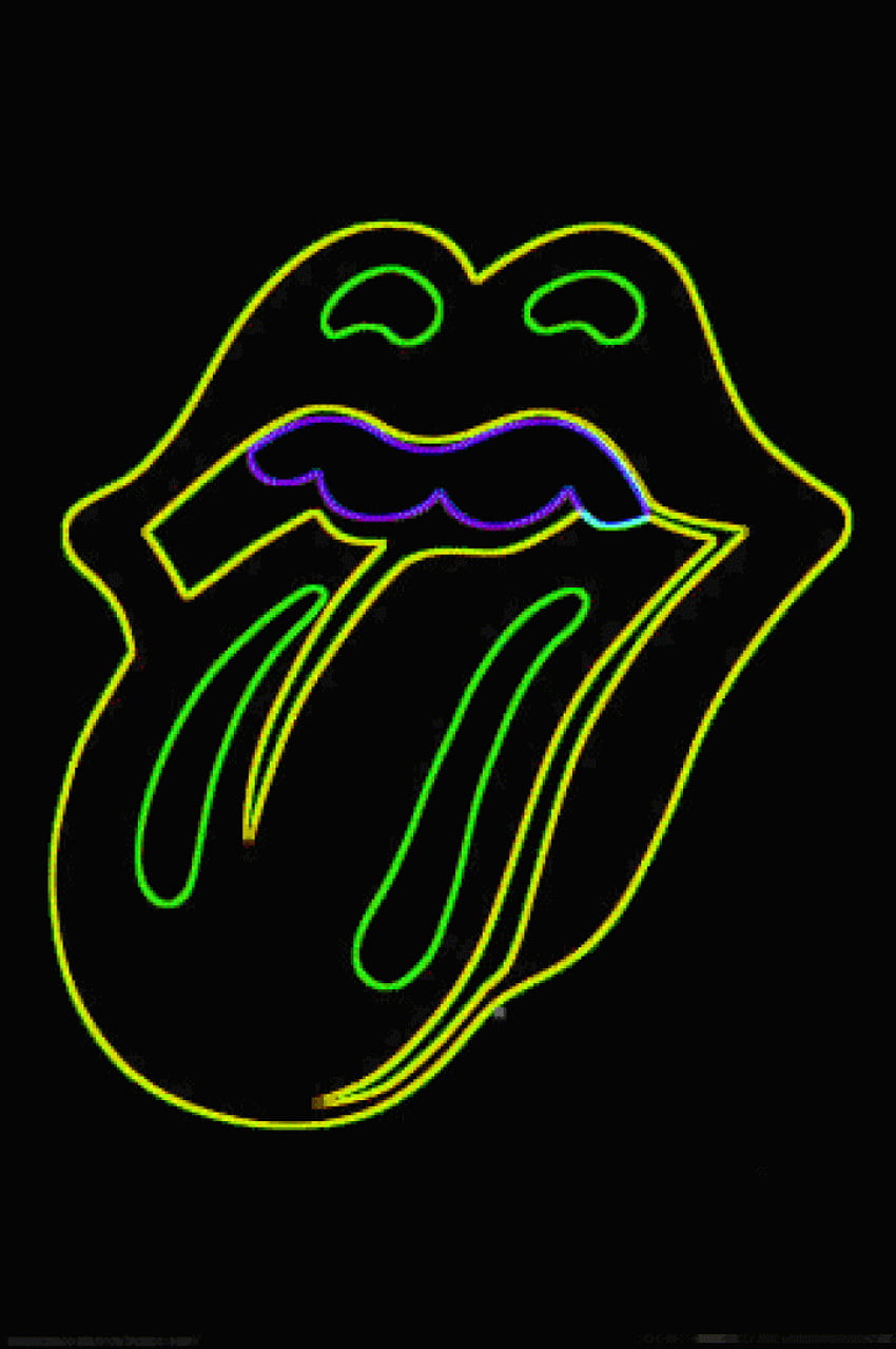 Logotipo de los Rolling Stones fondo de pantalla del teléfono