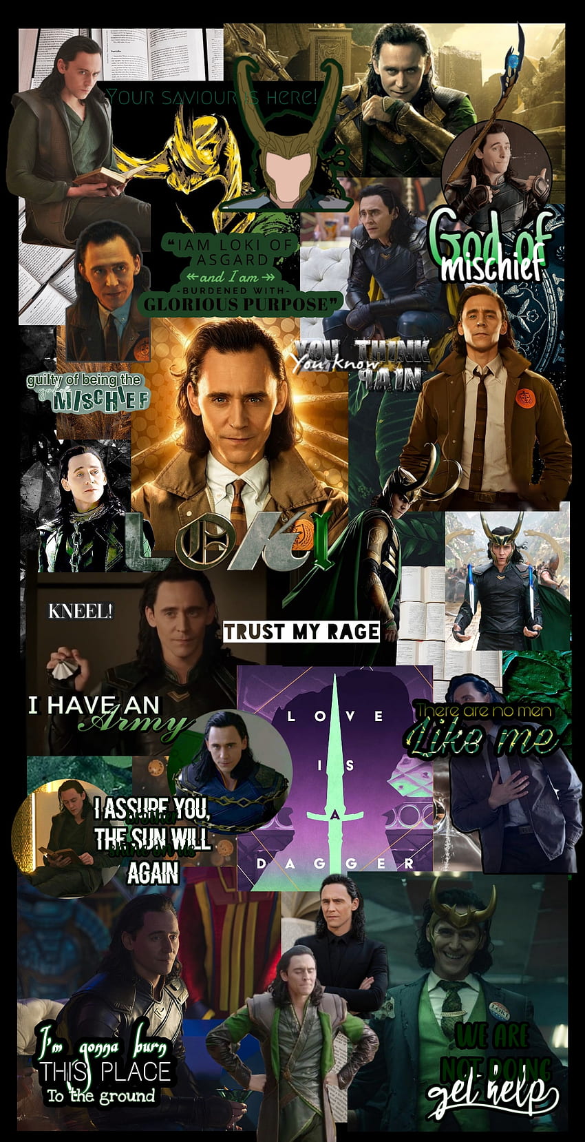 Loki, maravilha, vingadores Papel de parede de celular HD