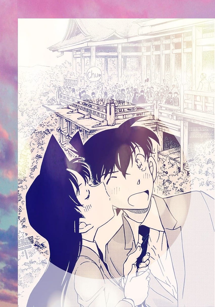 Thám tử lừng danh Conan: Ngắm loạt ảnh đen trắng mùi mẫn giữa Ran và  Shinichi
