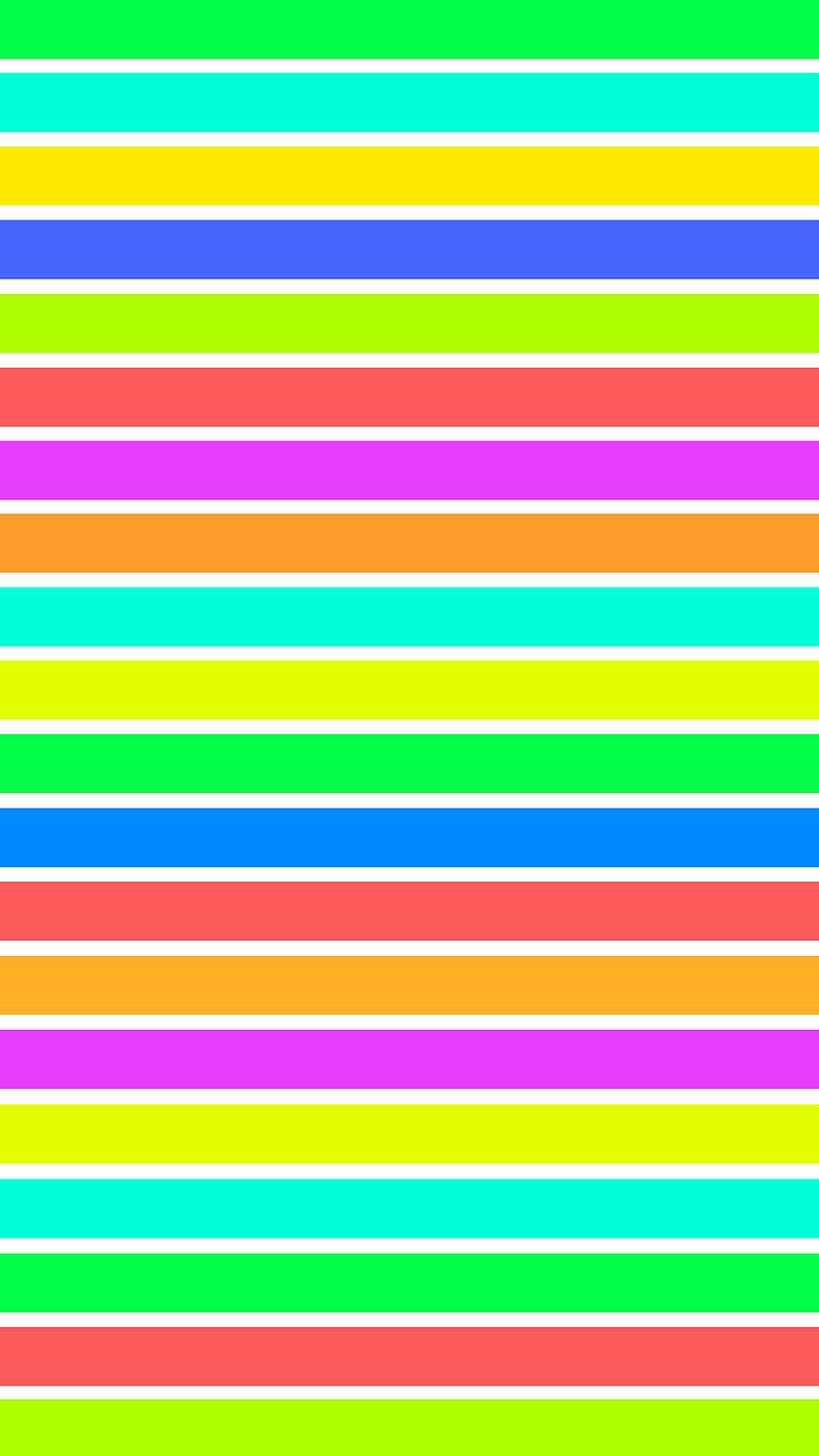 Horizontal rainbow, stripes, vibrant, blocks, electric, festive, colourful, lines, funny HD phone wallpaper