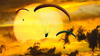 Paragliding HD wallpaper | Pxfuel